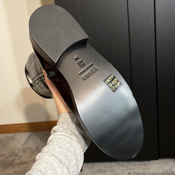 Staud Claud Buckle Riding Boots - Picture 12 of 15